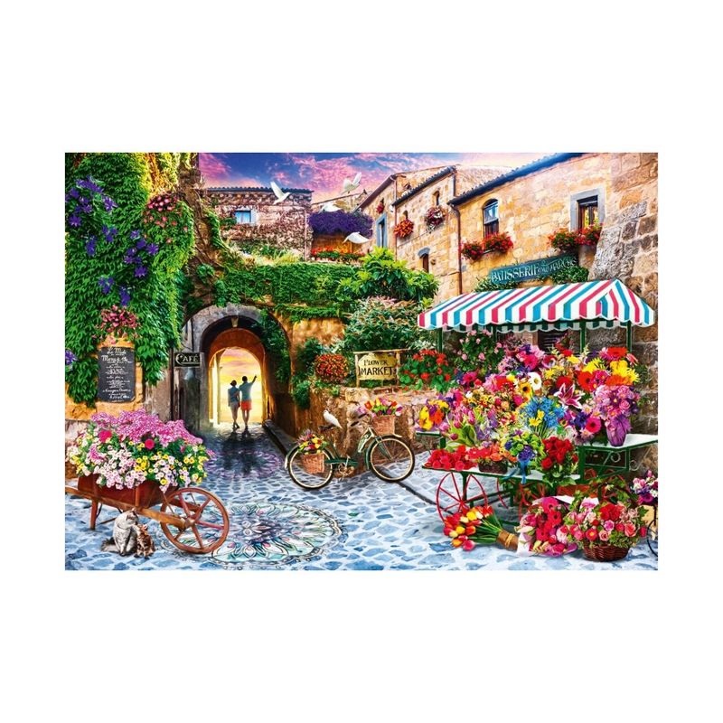Jucarii, Copii si Bebe - Jucarii si jocuri - Jocuri si puzzle - Puzzle - Puzzle Bluebird - The Flower Market, 1000 piese - Infinity.ro
