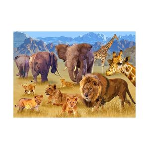 Puzzle Bluebird - Savannah Animals, 1500 piese