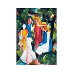Jucarii, Copii si Bebe - Jucarii si jocuri - Jocuri si puzzle - Puzzle - Puzzle 1000 piese - August Macke: Four Girls, 1913 - Infinity.ro