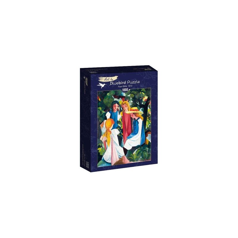 Jucarii, Copii si Bebe - Jucarii si jocuri - Jocuri si puzzle - Puzzle - Puzzle 1000 piese - August Macke: Four Girls, 1913 - Infinity.ro