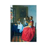 Jucarii, Copii si Bebe - Jucarii si jocuri - Jocuri si puzzle - Puzzle - Puzzle 1000 piese - Johannes Vermeer: The Girl with the Wine Glass, 1659 - Infinity.ro