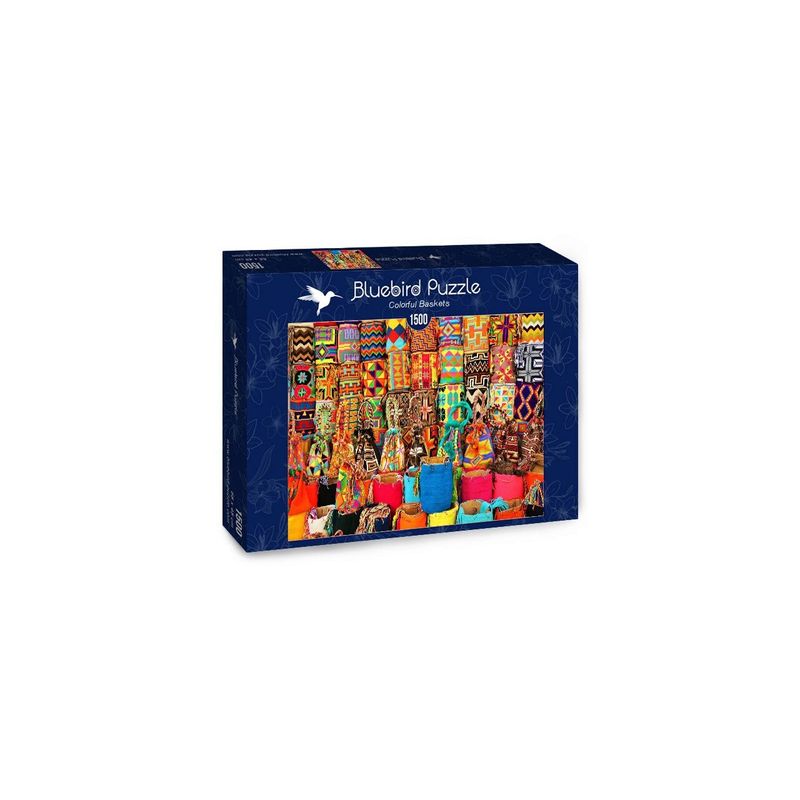 Jucarii, Copii si Bebe - Jucarii si jocuri - Jocuri si puzzle - Puzzle - Puzzle Bluebird Puzzle - Colorful Baskets, 1500 piese - Infinity.ro