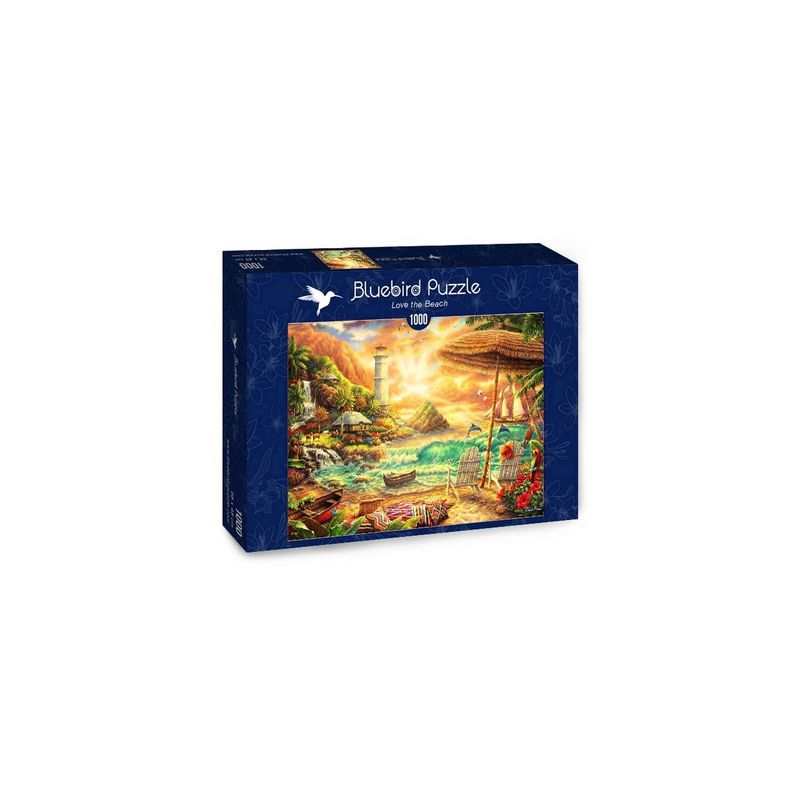 Jucarii, Copii si Bebe - Jucarii si jocuri - Jocuri si puzzle - Puzzle - Puzzle 1000 piese - Chuck Pinson: Love the Beach - Infinity.ro