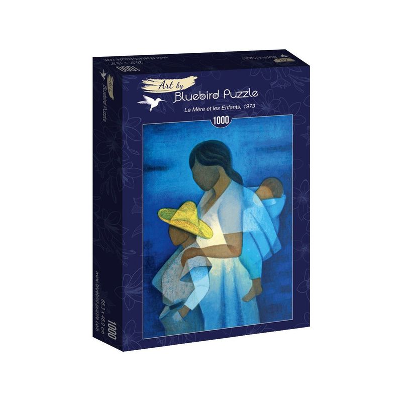 Jucarii, Copii si Bebe - Jucarii si jocuri - Jocuri si puzzle - Puzzle - Puzzle 1000 piese - Toffoli Louis: La Mere et les Enfants, 1973 - Infinity.ro