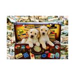 Jucarii, Copii si Bebe - Jucarii si jocuri - Jocuri si puzzle - Puzzle - Puzzle Bluebird - Two Travel Puppies, 100 piese - Infinity.ro