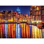 Jucarii, Copii si Bebe - Jucarii si jocuri - Jocuri si puzzle - Puzzle - Puzzle Clementoni - Amsterdam by Night, 500 piese - Infinity.ro