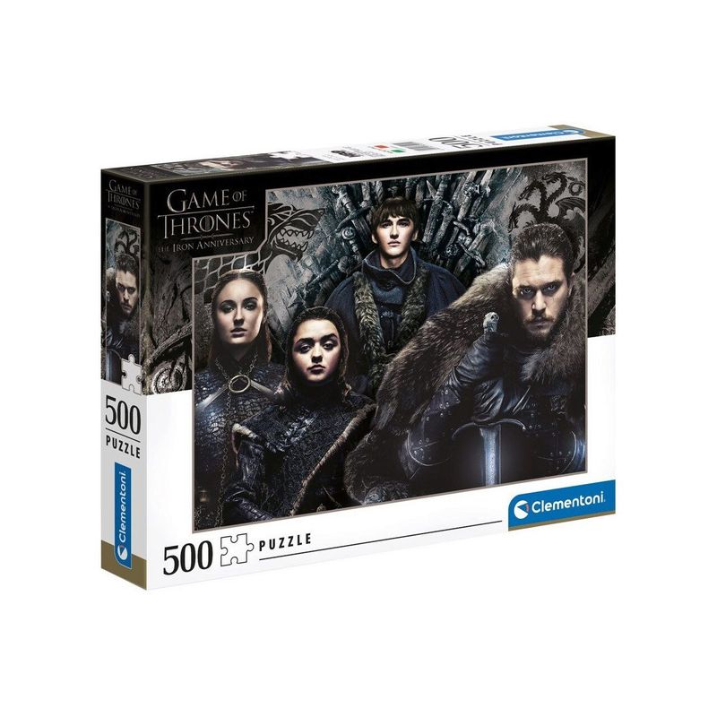 Jucarii, Copii si Bebe - Jucarii si jocuri - Jocuri si puzzle - Puzzle - Puzzle 500 piese Clementoni - Game of Thrones - Infinity.ro