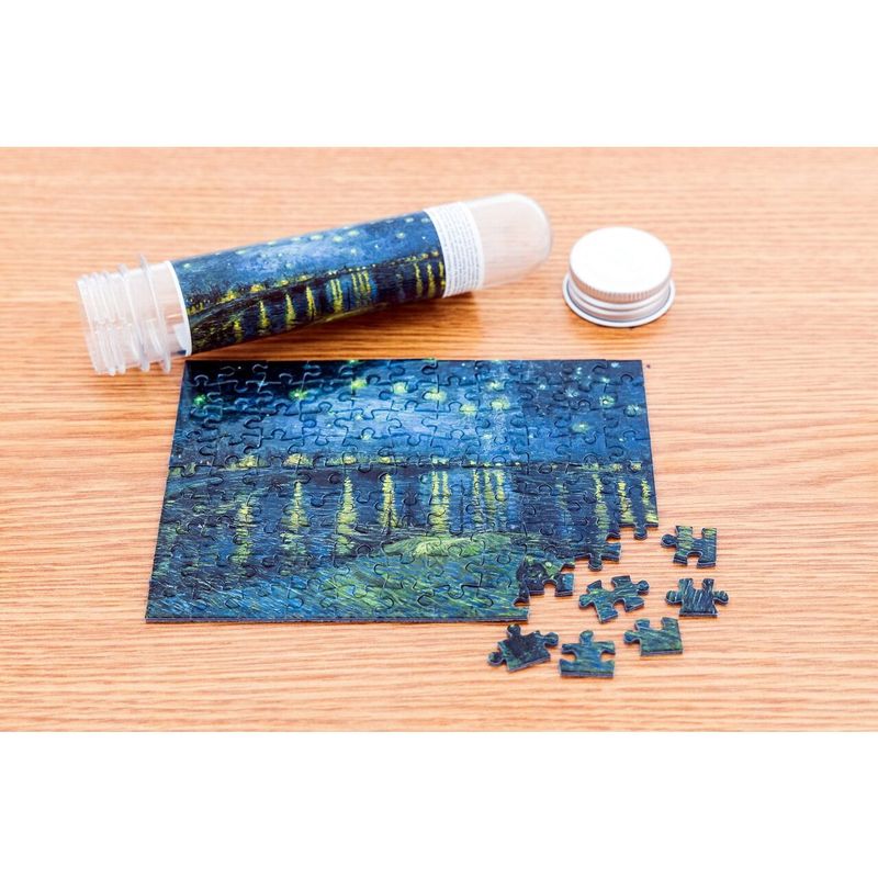 Jucarii, Copii si Bebe - Jucarii si jocuri - Jocuri si puzzle - Puzzle - Puzzle TinyPuzzle - Vincent Van Gogh: Starry Night over the Rhone, 99 piese - Infinity.ro