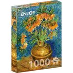 Jucarii, Copii si Bebe - Jucarii si jocuri - Jocuri si puzzle - Puzzle - Puzzle 1000 piese Enjoy - Vincent Van Gogh: Fritillaries in a Copper Vase - Infinity.ro