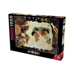 Jucarii, Copii si Bebe - Jucarii si jocuri - Jocuri si puzzle - Puzzle - Puzzle Anatolian - Herbal World Map, 1000 piese - Infinity.ro
