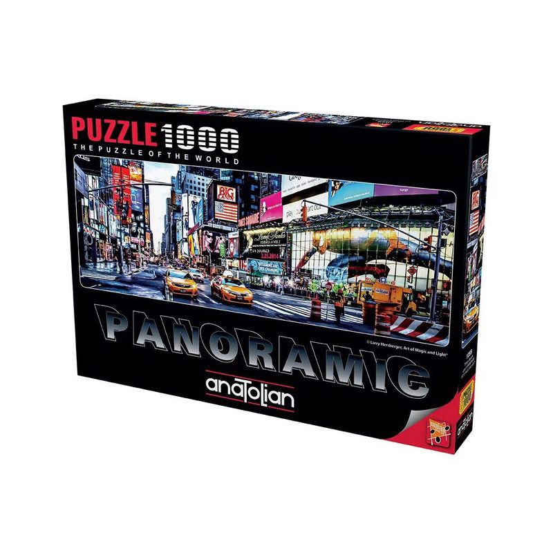 Jucarii, Copii si Bebe - Jucarii si jocuri - Jocuri si puzzle - Puzzle - Puzzle Anatolian - Times Square, 1000 piese, panoramic - Infinity.ro