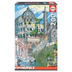 Jucarii, Copii si Bebe - Jucarii si jocuri - Jocuri si puzzle - Puzzle - Puzzle Educa - Citypuzzles - Roma, 4x200 piese - Infinity.ro