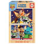 Jucarii, Copii si Bebe - Jucarii si jocuri - Jocuri si puzzle - Puzzle - Puzzle din lemn Educa - Toy Story 4, 2x25 piese - Infinity.ro