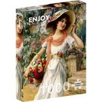 Jucarii, Copii si Bebe - Jucarii si jocuri - Jocuri si puzzle - Puzzle - Puzzle 1000 piese Enjoy - Emile Vernon: The Flower Garden - Infinity.ro