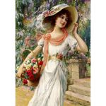 Jucarii, Copii si Bebe - Jucarii si jocuri - Jocuri si puzzle - Puzzle - Puzzle 1000 piese Enjoy - Emile Vernon: The Flower Garden - Infinity.ro