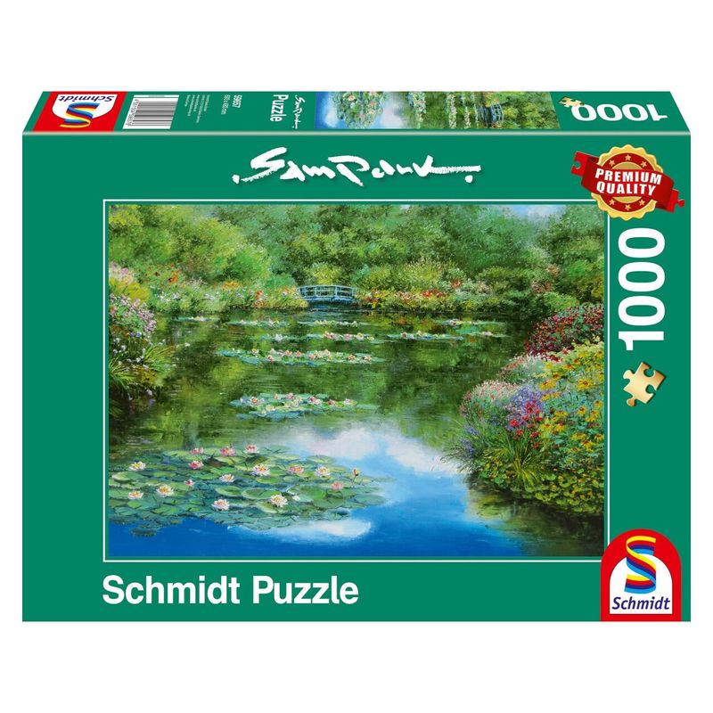 Jucarii, Copii si Bebe - Jucarii si jocuri - Jocuri si puzzle - Puzzle - Puzzle Schmidt - Sam Park: Water Lily Pond, 1000 piese - Infinity.ro
