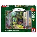 Jucarii, Copii si Bebe - Jucarii si jocuri - Jocuri si puzzle - Puzzle - Puzzle Schmidt - View Of The Enchanted Garden, 1000 piese - Infinity.ro
