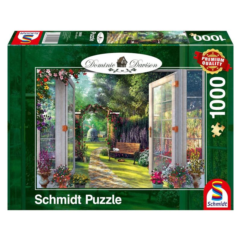Jucarii, Copii si Bebe - Jucarii si jocuri - Jocuri si puzzle - Puzzle - Puzzle Schmidt - View Of The Enchanted Garden, 1000 piese - Infinity.ro