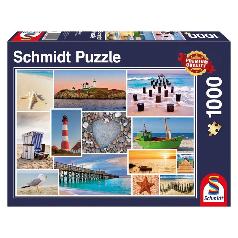 Jucarii, Copii si Bebe - Jucarii si jocuri - Jocuri si puzzle - Puzzle - Puzzle Schmidt - La malul marii, 1000 piese - Infinity.ro