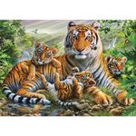 Jucarii, Copii si Bebe - Jucarii si jocuri - Jocuri si puzzle - Puzzle - Puzzle 1000 piese Schmidt - Tiger and Cubs - Infinity.ro
