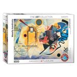 Jucarii, Copii si Bebe - Jucarii si jocuri - Jocuri si puzzle - Puzzle - Puzzle Eurographics - Vassily Kandinsky: Yellow, Re, Blue, 1000 piese - Infinity.ro