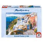 Jucarii, Copii si Bebe - Jucarii si jocuri - Jocuri si puzzle - Puzzle - Puzzle Schmidt - Sam Park: Vedere din Santorini, 1000 piese - Infinity.ro