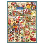 Jucarii, Copii si Bebe - Jucarii si jocuri - Jocuri si puzzle - Puzzle - Puzzle Eurographics - Flowers Seed Catalogue, 1000 piese - Infinity.ro