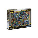 Jucarii, Copii si Bebe - Jucarii si jocuri - Jocuri si puzzle - Puzzle - Puzzle 1000 piese dificile Clementoni - Impossible Puzzle - Batman - Infinity.ro