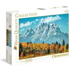 Jucarii, Copii si Bebe - Jucarii si jocuri - Jocuri si puzzle - Puzzle - Puzzle Clementoni - Grand Teton in Fall, 500 piese - Infinity.ro