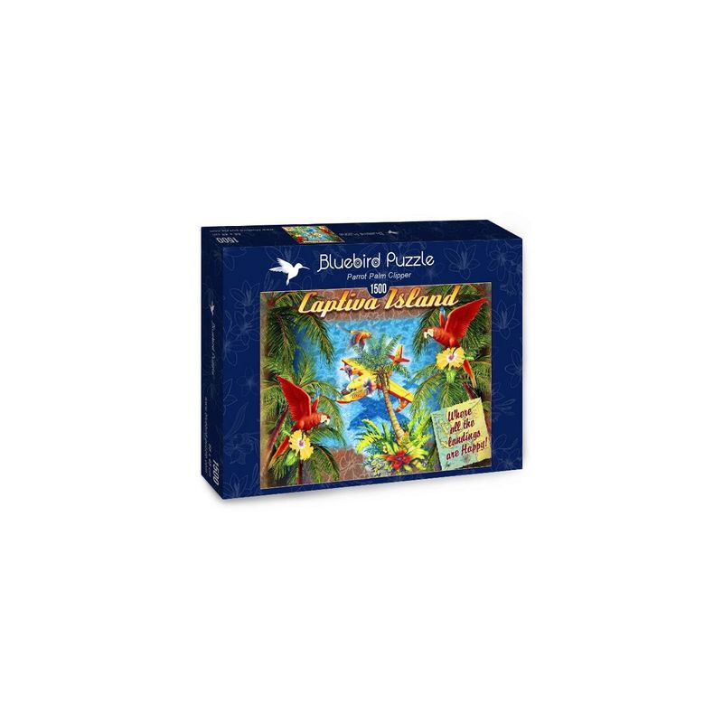 Jucarii, Copii si Bebe - Jucarii si jocuri - Jocuri si puzzle - Puzzle - Puzzle Bluebird - Parrot Palm Clipper, 1500 piese - Infinity.ro