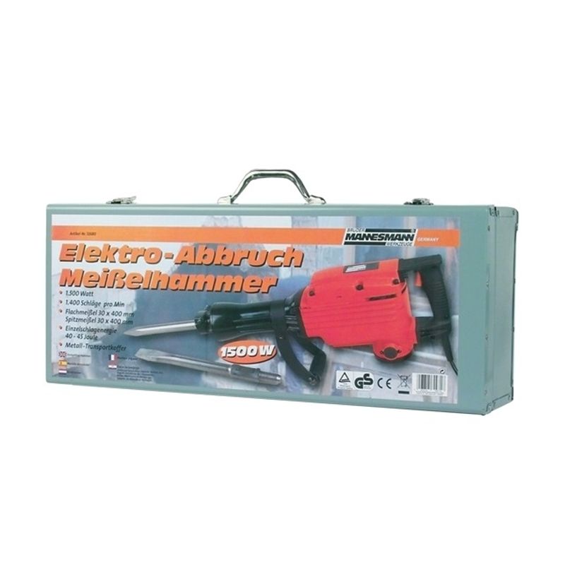 Casa si Gradina - Constructii - Scule de mana si unelte - Ciocane si dalti - Ciocan demolator electric Mannesmann 12680, 1500 W, 1400 bpm, 40 J - Infinity.ro