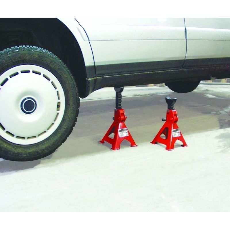 Auto si Moto - Reparatii si depanare - Scule auto - Echipamente de ridicare si sprijin - Suport tip capra auto Mannesmann 005-T, 3 tone, 2 bucati - Infinity.ro