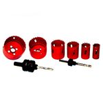 Casa si Gradina - Constructii - Scule electrice si accesorii - Seturi si accesorii pentru gaurit si insurubat - Set carote Mannesmann 44100, Ø22-73 mm, 8 piese - Infinity.ro