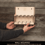 Casa si Gradina - Mobilier - Organizare si depozitare - Cutii depozitare - Suport pentru 10 cutite de cioplit in lemn BeaverCraft TH10 - Infinity.ro