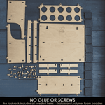 Casa si Gradina - Mobilier - Organizare si depozitare - Cutii depozitare - Suport pentru 10 cutite de cioplit in lemn BeaverCraft TH10 - Infinity.ro