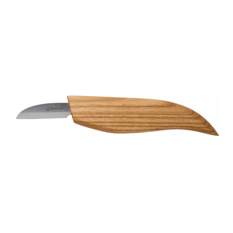 Sport si Outdoor - Camping - Cutite, bricege si accesorii - Cutite si bricege - Cutit cu lama dreapta pentru sculptura in lemn BeaverCraft C2, 165 mm - Infinity.ro