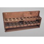 Casa si Gradina - Mobilier - Organizare si depozitare - Cutii depozitare - Suport pentru 20 cutite de cioplit in lemn BeaverCraft TH20 Dark - Infinity.ro