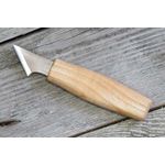Sport si Outdoor - Camping - Cutite, bricege si accesorii - Cutite si bricege - Cutit cu ascutis oblic pentru sculptura geometrica in lemn BeaverCraft C11, 150 mm - Infinity.ro
