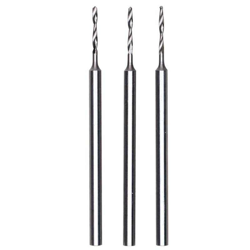 Casa si Gradina - Constructii - Scule electrice si accesorii - Seturi si accesorii pentru gaurit si insurubat - Set burghie HSS pentru metal, plastic si lemn Proxxon 28852, Ø0.8 mm, 3 bucati - Infinity.ro
