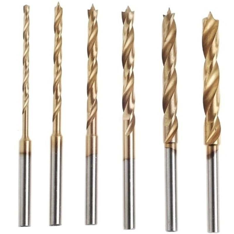 Casa si Gradina - Constructii - Scule electrice si accesorii - Seturi si accesorii pentru gaurit si insurubat - Set burghie HSS pentru lemn si plastic cu pin pentru centrare Proxxon 28876, Ø1.5-Ø4 mm, 6 piese - Infinity.ro