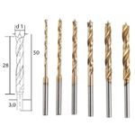 Casa si Gradina - Constructii - Scule electrice si accesorii - Seturi si accesorii pentru gaurit si insurubat - Set burghie HSS pentru lemn si plastic cu pin pentru centrare Proxxon 28876, Ø1.5-Ø4 mm, 6 piese - Infinity.ro