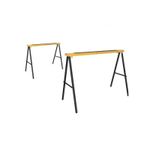 Casa si Gradina - Constructii - Scule de mana si unelte - Mese si bancuri de lucru - Set capre din otel Wert 9005, 1000x100x780 mm - Infinity.ro