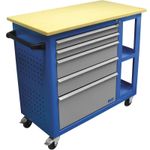 Casa si Gradina - Constructii - Depozitare, transport si protectie - Organizatoare si cutii scule - Carucior scule cu 5 sertare GWB 05 Guede 40925, fara scule - Infinity.ro