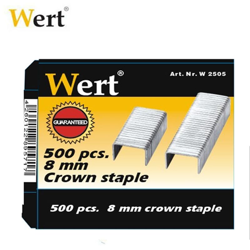 Casa si Gradina - Constructii - Scule electrice si accesorii - Scule multifunctionale si accesorii - Rezerve capse Wert 2505, 8 mm, 500 bucati - Infinity.ro