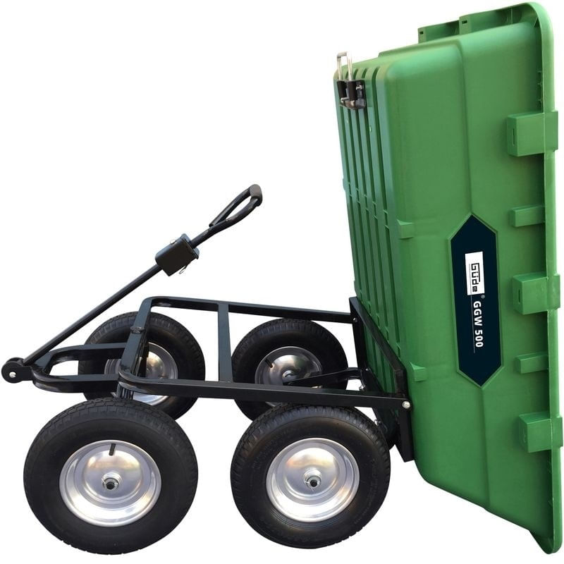Casa si Gradina - Constructii - Depozitare, transport si protectie - Echipamente pentru transport si ridicat - Carucior tip remorca pentru gradina GGW 500 Guede 94315, 500 Kg - Infinity.ro