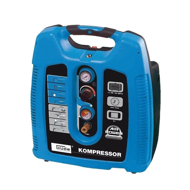 Casa si Gradina - Electrice - Echipamente electrice - Compresoare - Compresor AIRPOWER 200 8 6 Guede 50079, 1100 W, 6 Litri, 8 bari - Infinity.ro