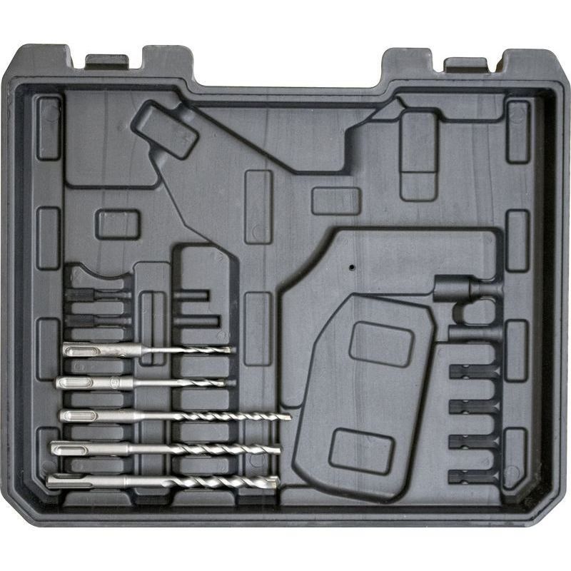 Casa si Gradina - Constructii - Scule de mana si unelte - Ciocane si dalti - Ciocan rotopercutor SDS Plus cu acumulator Li-Ion Guede 58508, 18 V, 2 Ah - Infinity.ro