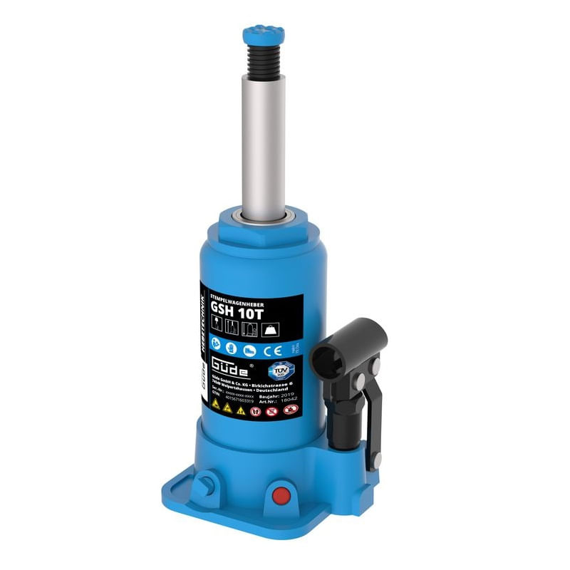 Casa si Gradina - Constructii - Depozitare, transport si protectie - Echipamente pentru transport si ridicat - Cric hidraulic GSH 10T Guede 18042, 10 Tone - Infinity.ro