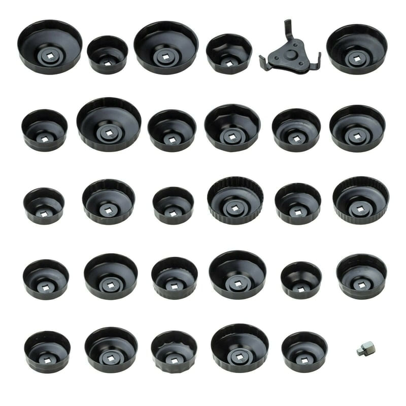 Casa si Gradina - Constructii - Scule de mana si unelte - Chei si truse chei - Trusa chei capace pentru filtru ulei OFS 30 AL Dema 40591, 30 piese - Infinity.ro