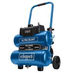 Casa si Gradina - Electrice - Echipamente electrice - Compresoare - Compresor fara ulei HC20Si-Twin Ultra Silent Scheppach 5906145901, 750 W, 10 bari - Infinity.ro